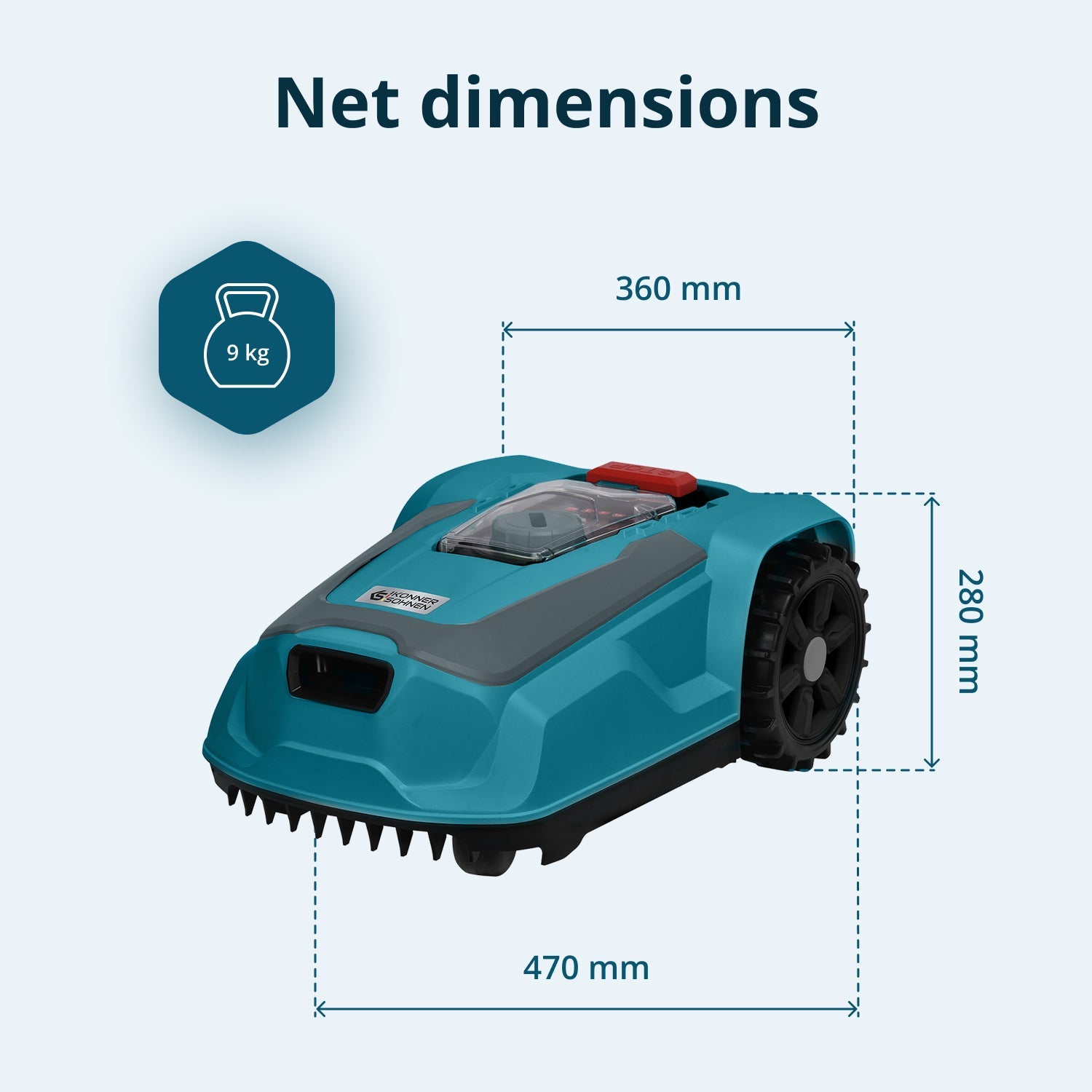 Robotas vejapjovė KS 22RLM