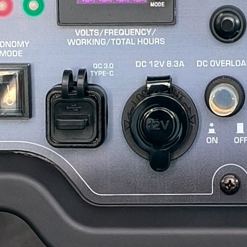 12V Socket and USB Outputs