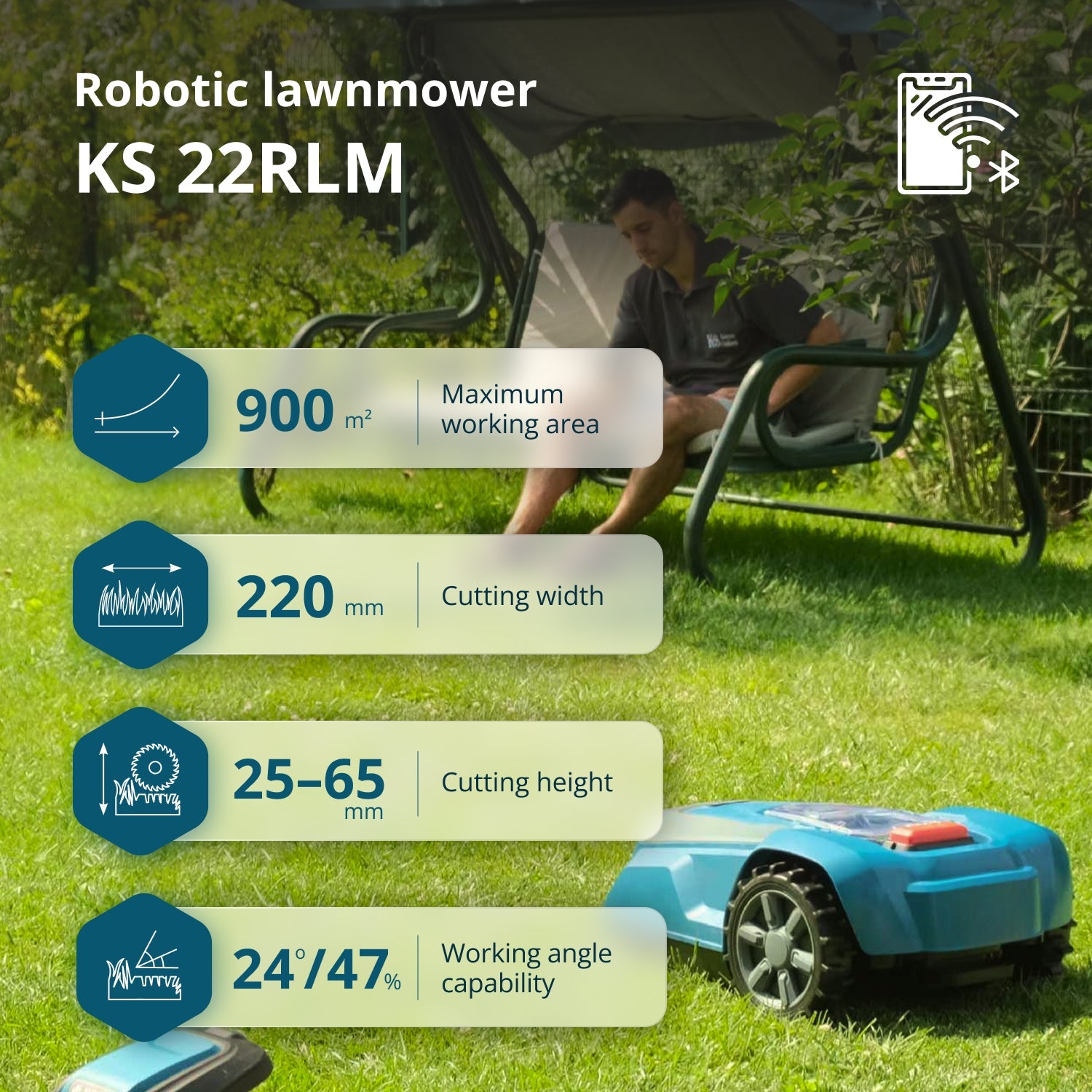 Robotas vejapjovė KS 22RLM