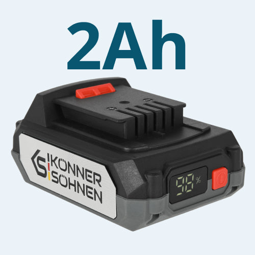 Kompaktiška 2 Ah talpa