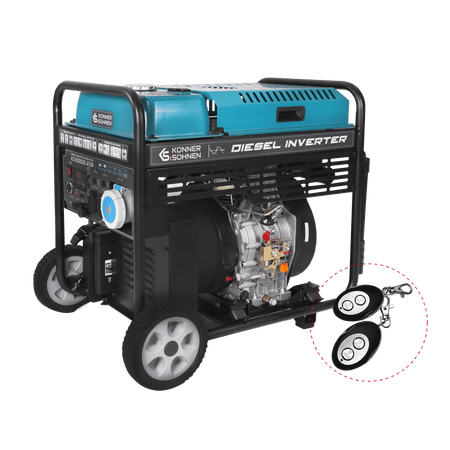 Dyzelinis inverterinis generatorius "Könner & Söhnen" KS 9500iDЕ ATSR