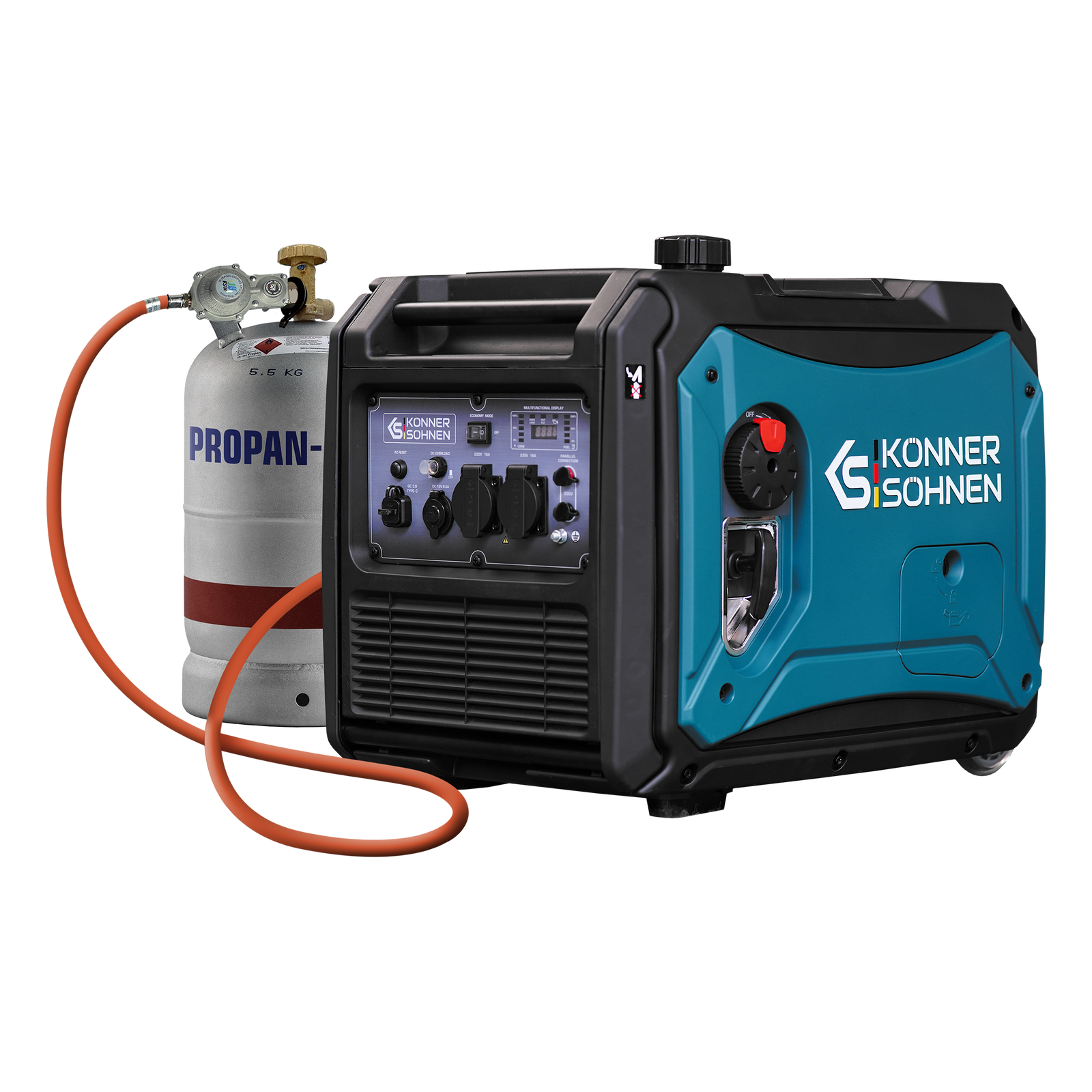 LPG/gasoline inverter generator KS 4000iEG S