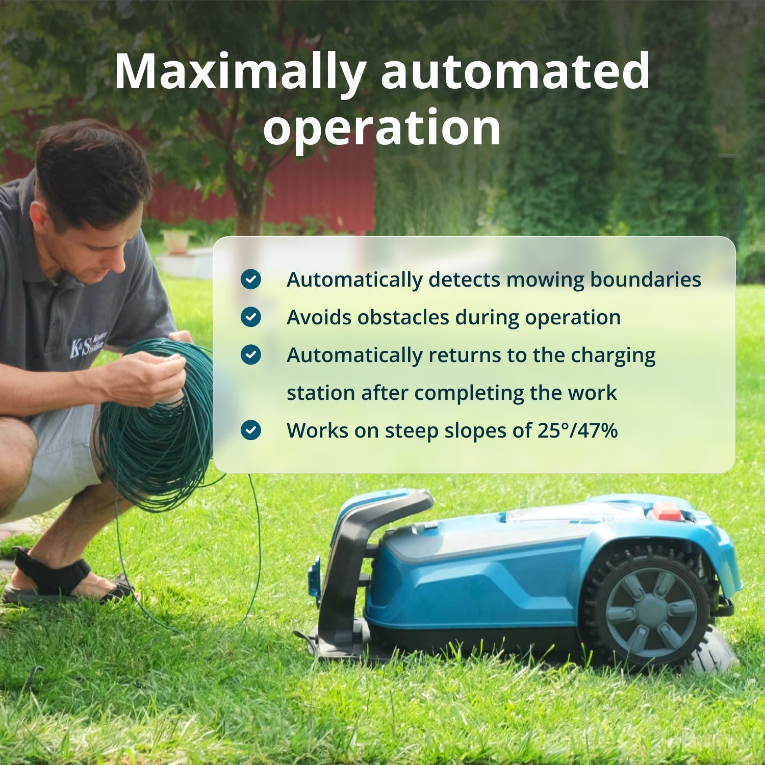 Robotas vejapjovė KS 22RLM