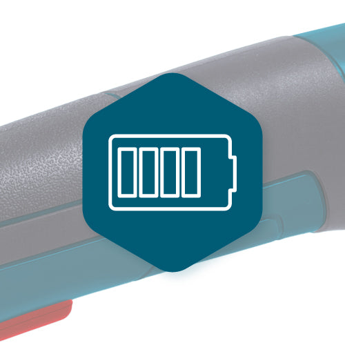 Integruota 2000 mAh baterija