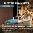 Elektrinis grandininis pjūklas KS CS2200-16 thumbnail