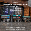 LPG/Benzininis generatorius "Könner & Söhnen" KS 2900G thumbnail
