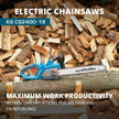 Elektrinis grandininis pjūklas KS CS2400-18 thumbnail