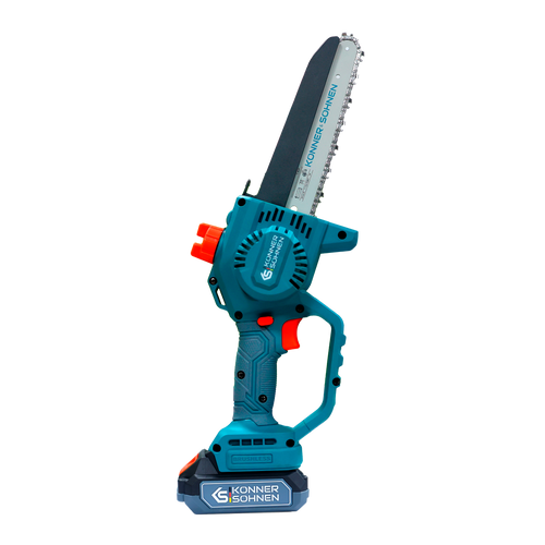 Belaidis mini grandininis pjūklas KS MCS20V-8 dėklas