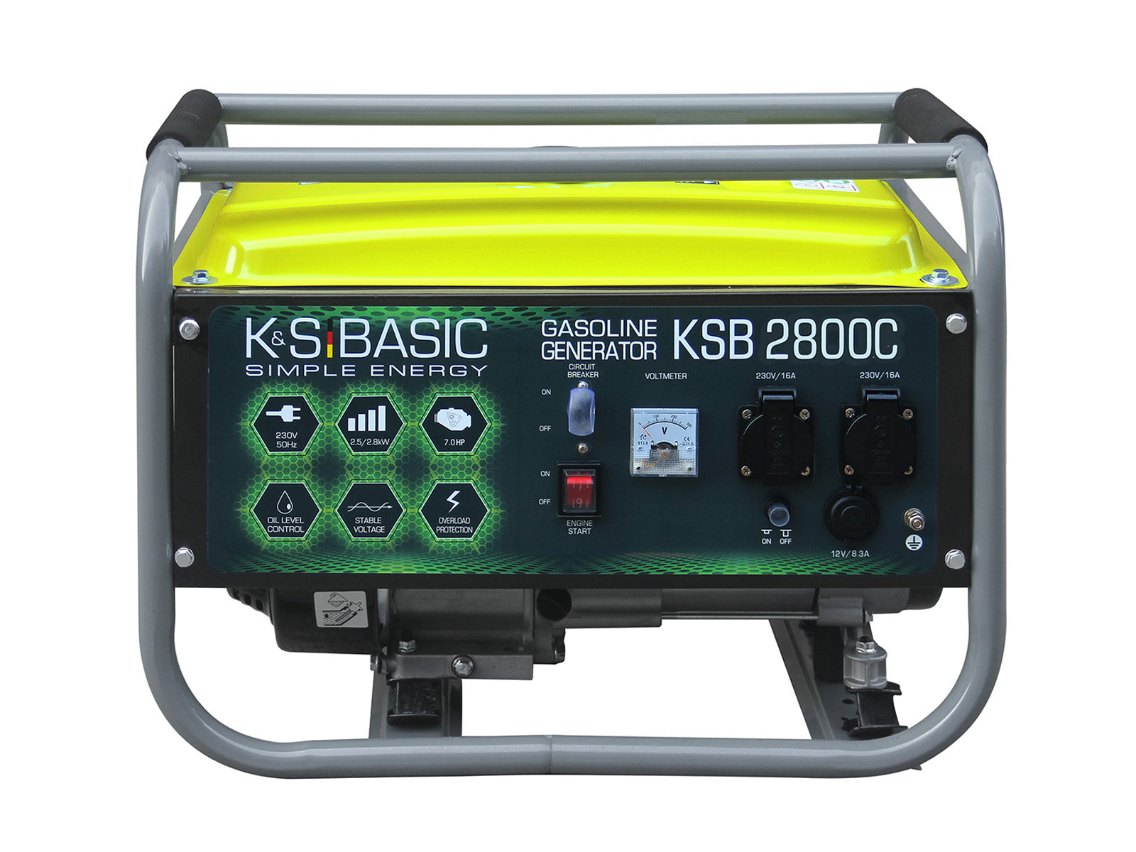 Benzininis generatorius "K&S BASIC" KSB 2800C