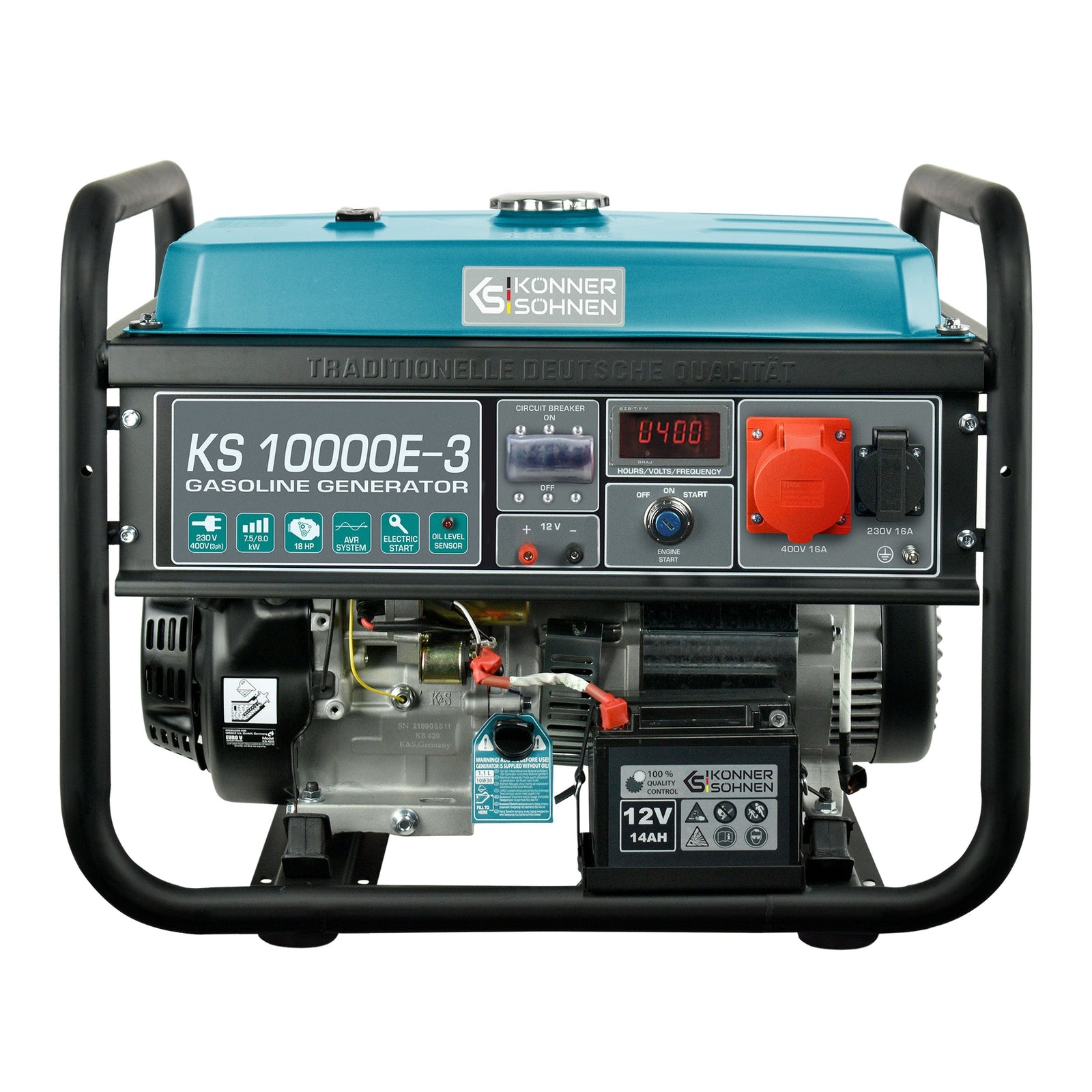 Benzininis generatorius "Könner & Söhnen" KS 10000E-3