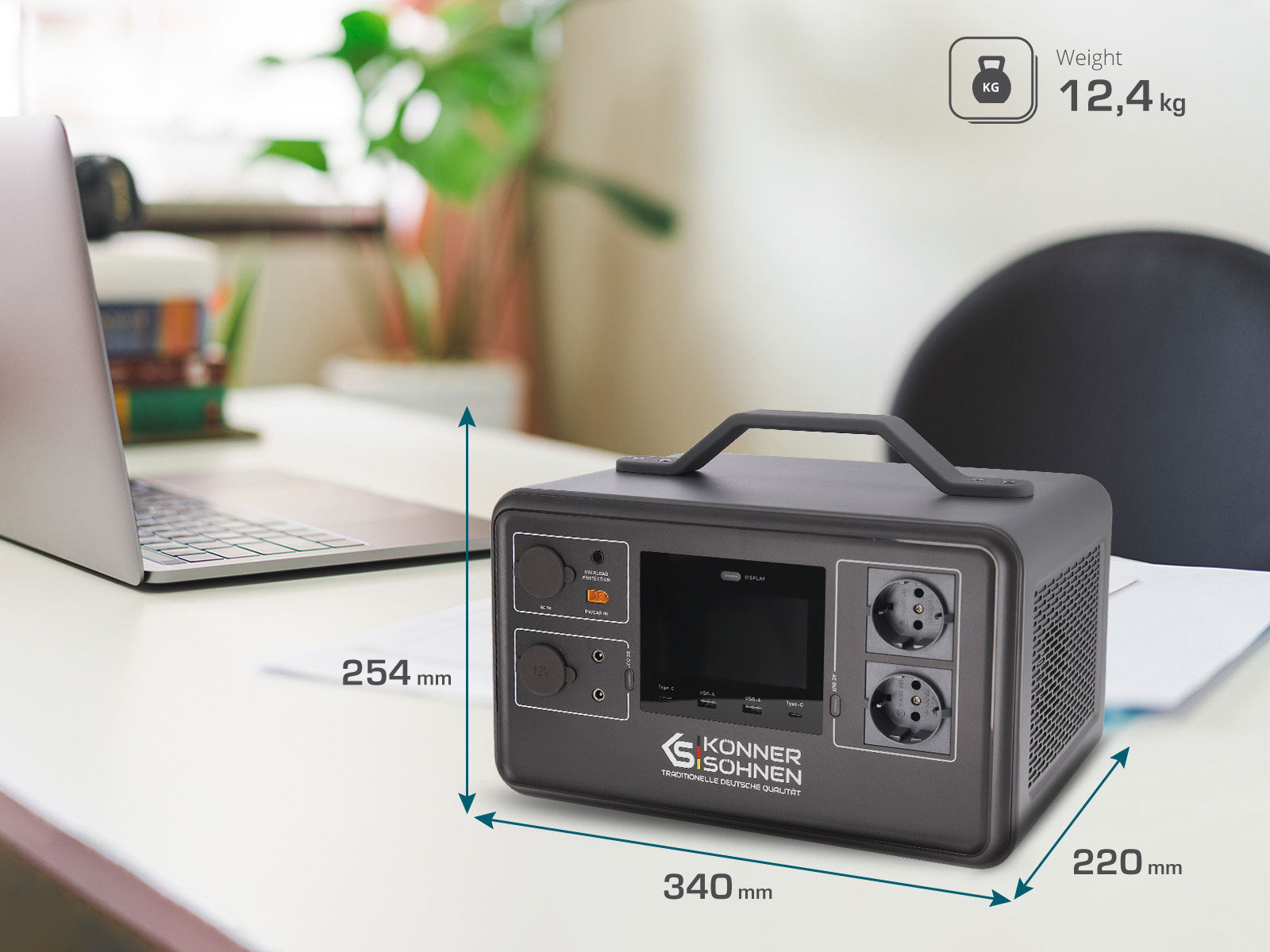 Nešiojama elektros stotis KS 1200PS