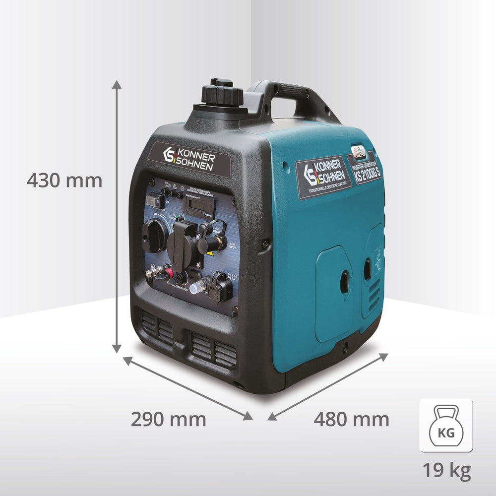 LPG/benzino inverterinis generatorius KS 2100iG S
