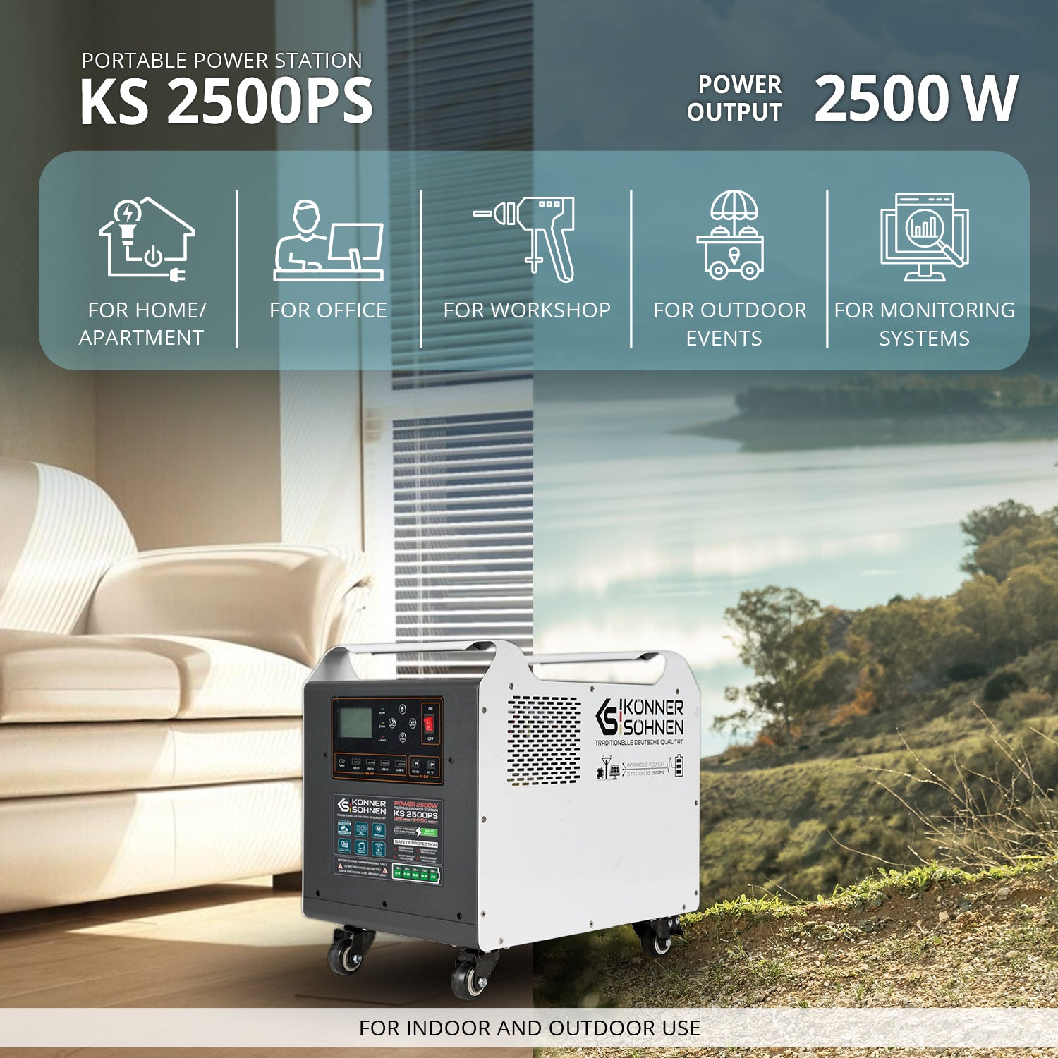 Galinga jėgainė KS 2500PS