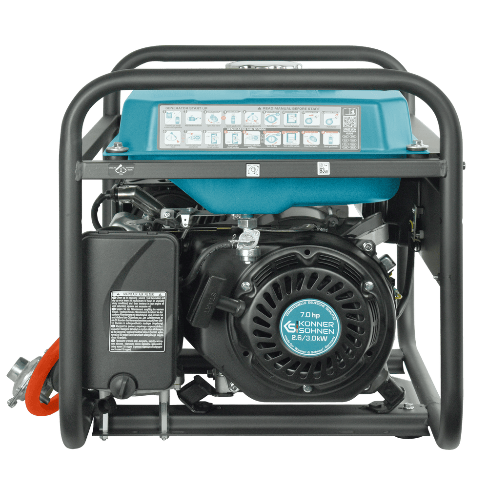 LPG/Benzininis generatorius "Könner & Söhnen" KS 3000G