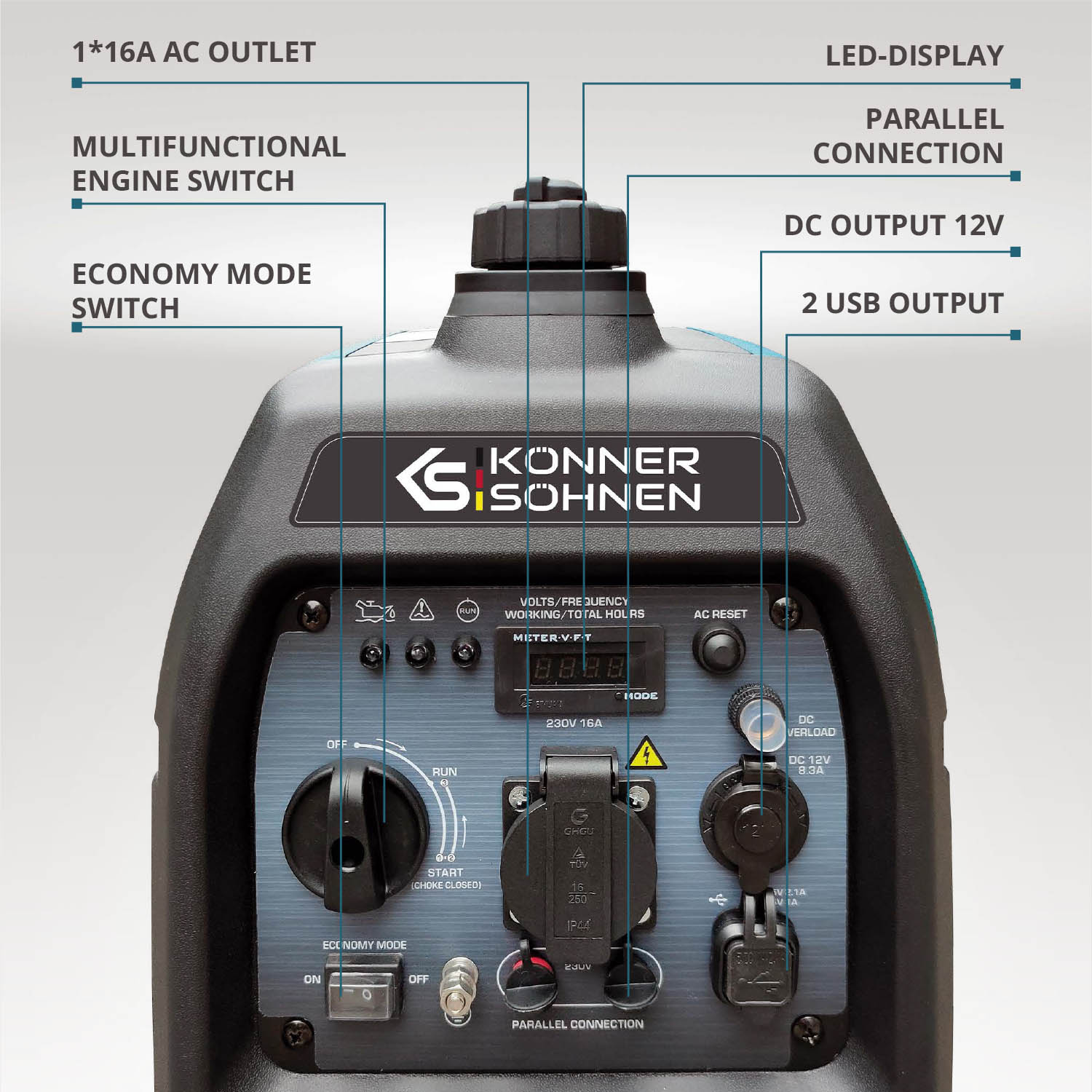 Inverterinis generatorius KS 3100i S