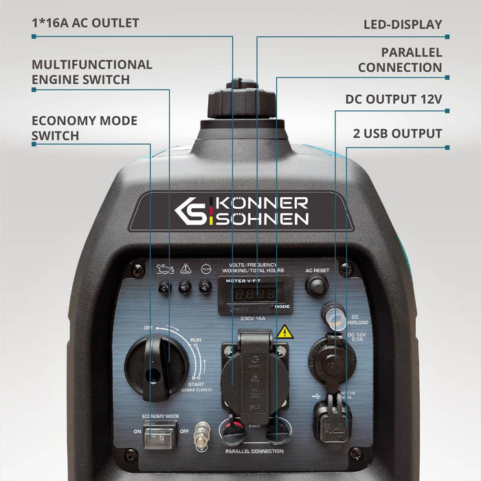 Inverterinis generatorius KS 3100i S