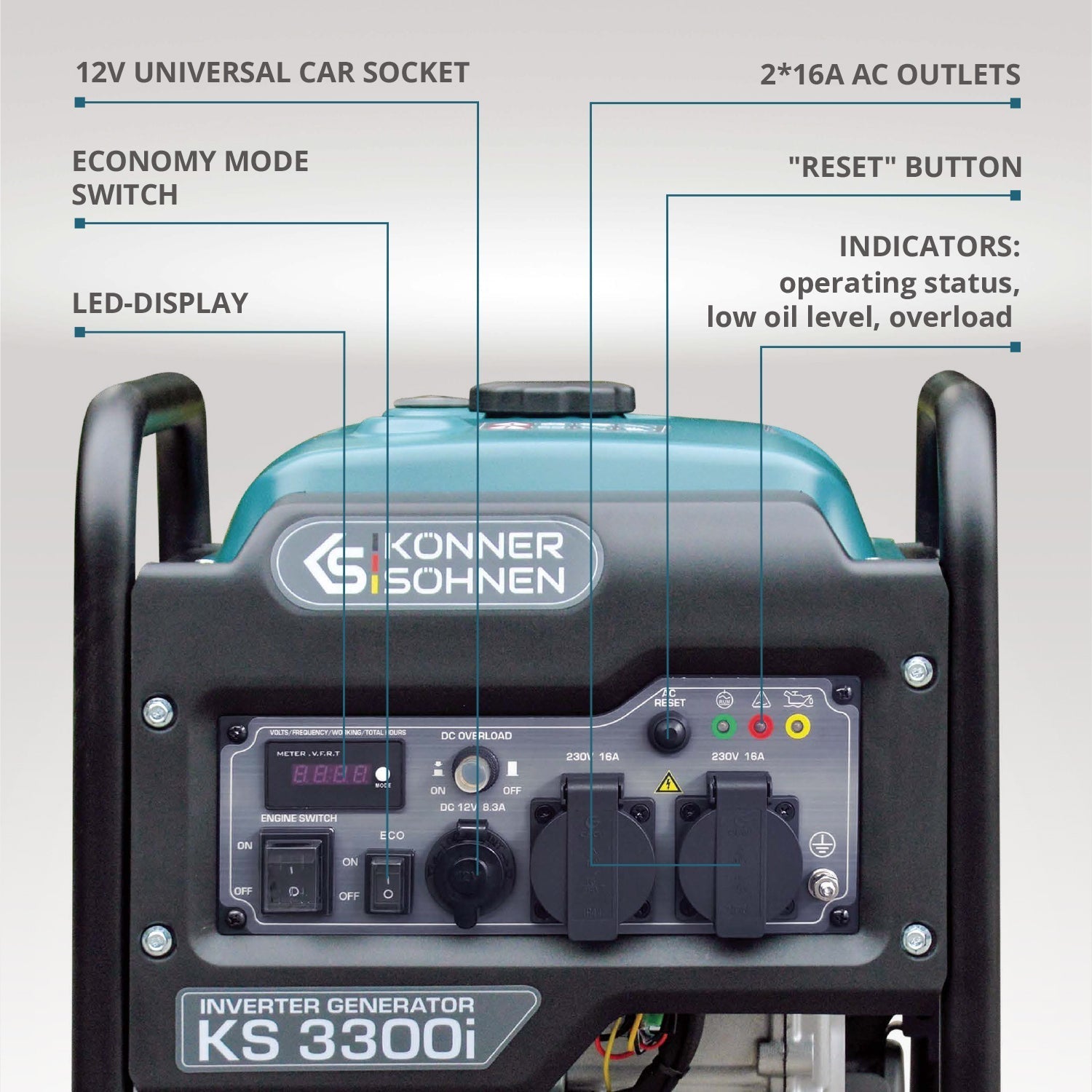 Inverterinis generatorius KS 3300i