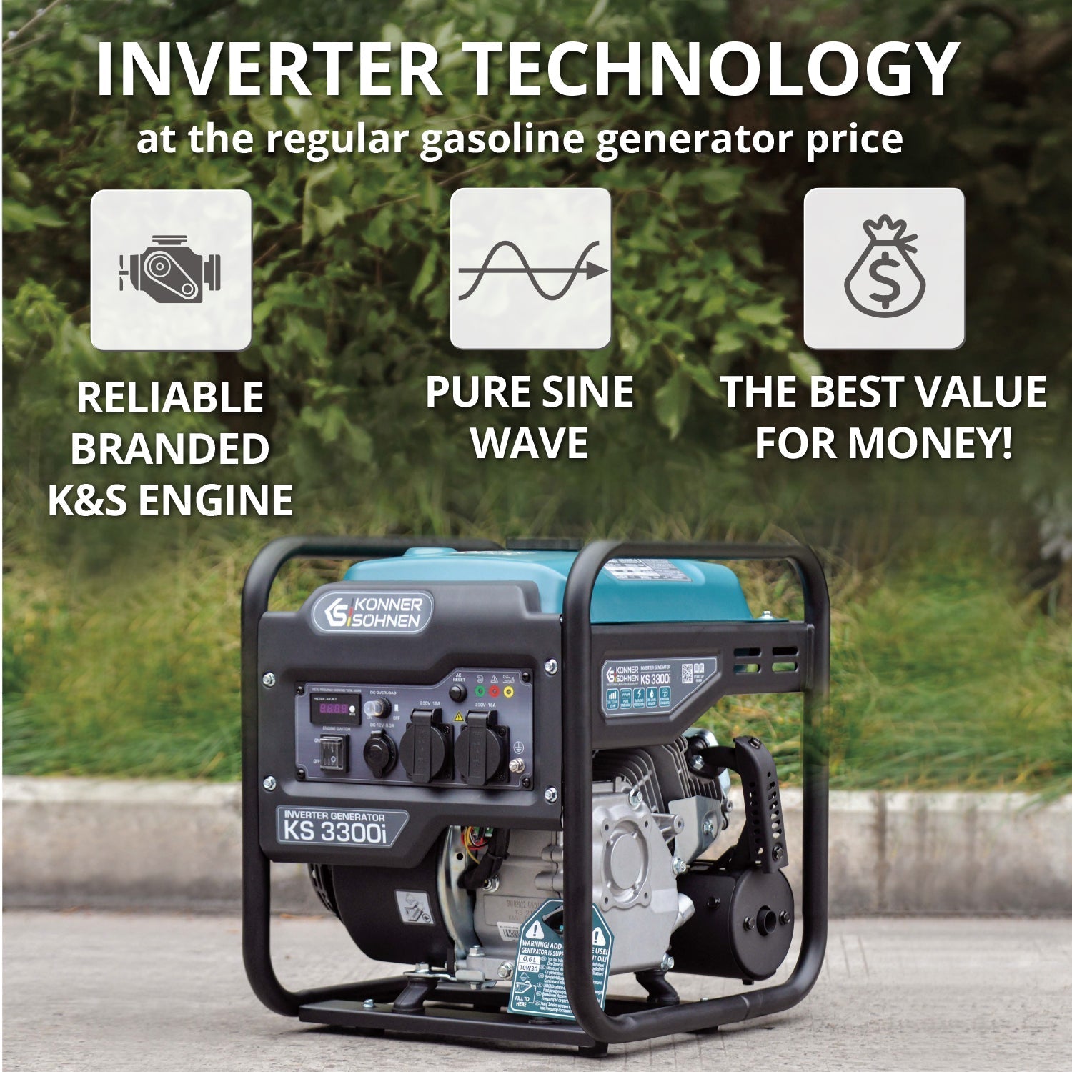 Inverterinis generatorius KS 3300i