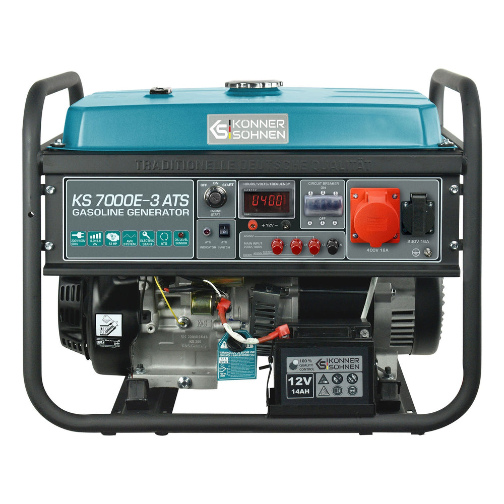 Benzininis generatorius "Könner & Söhnen" KS 7000E-3 ATS