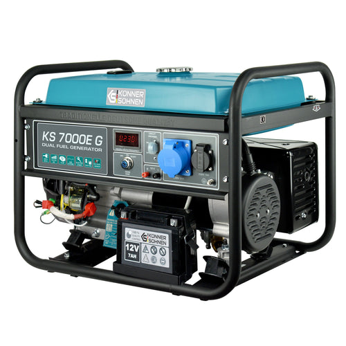 LPG/Gasoline Generator "Könner & Söhnen" KS 7000E G
