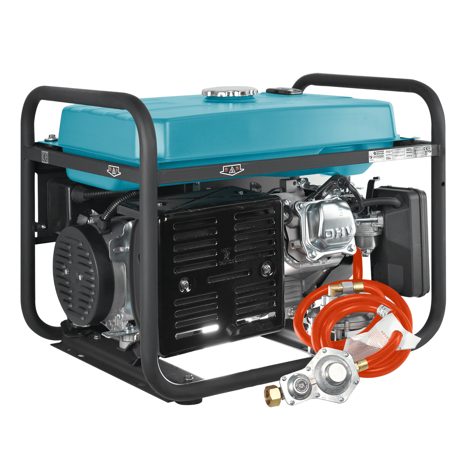 LPG/Benzininis generatorius "Könner & Söhnen" KS 7000E G