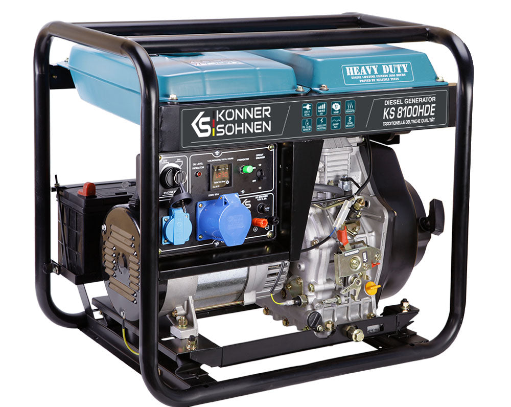Dyzelinis generatorius "Könner & Söhnen" KS 8100HDE (EURO V)