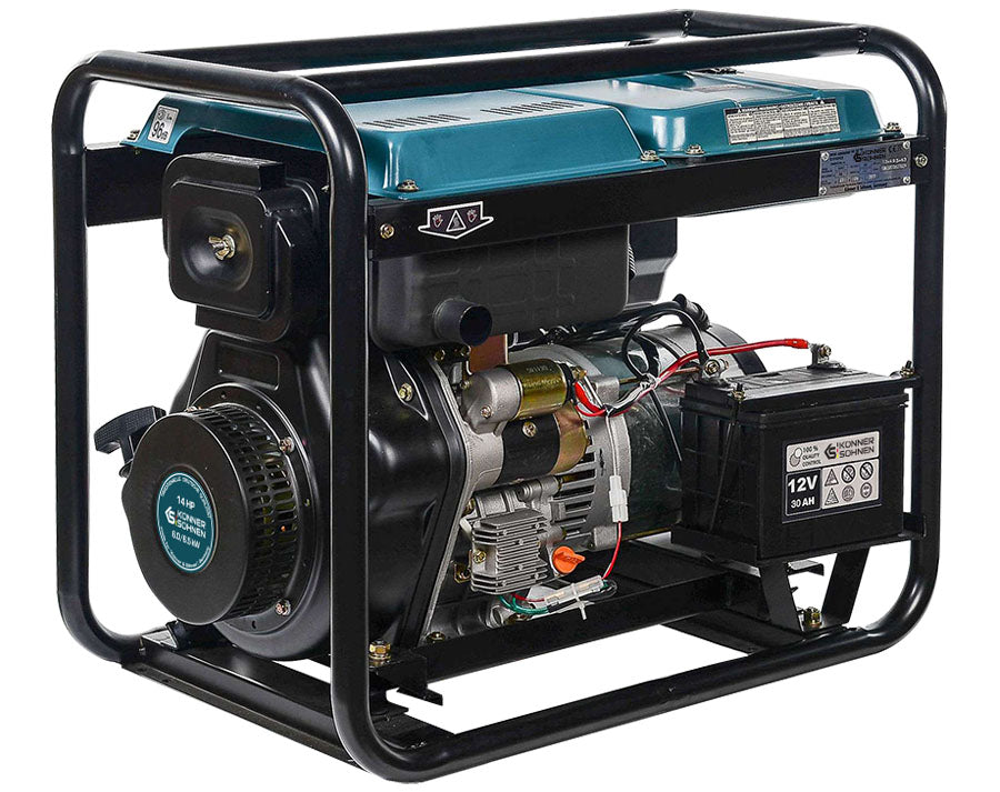 Dyzelinis generatorius "Könner & Söhnen" KS 8100HDE (EURO V)