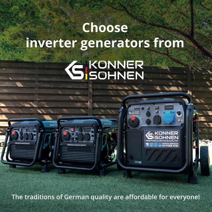 Inverterinis generatorius KS 8100iE 1/3 ATSR
