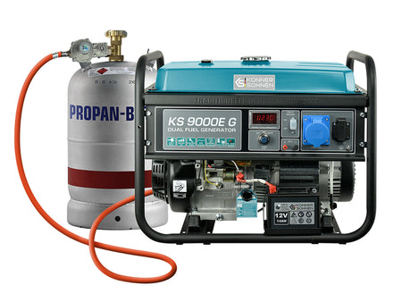 LPG/Benzininis generatorius "Könner & Söhnen" KS 9000E G