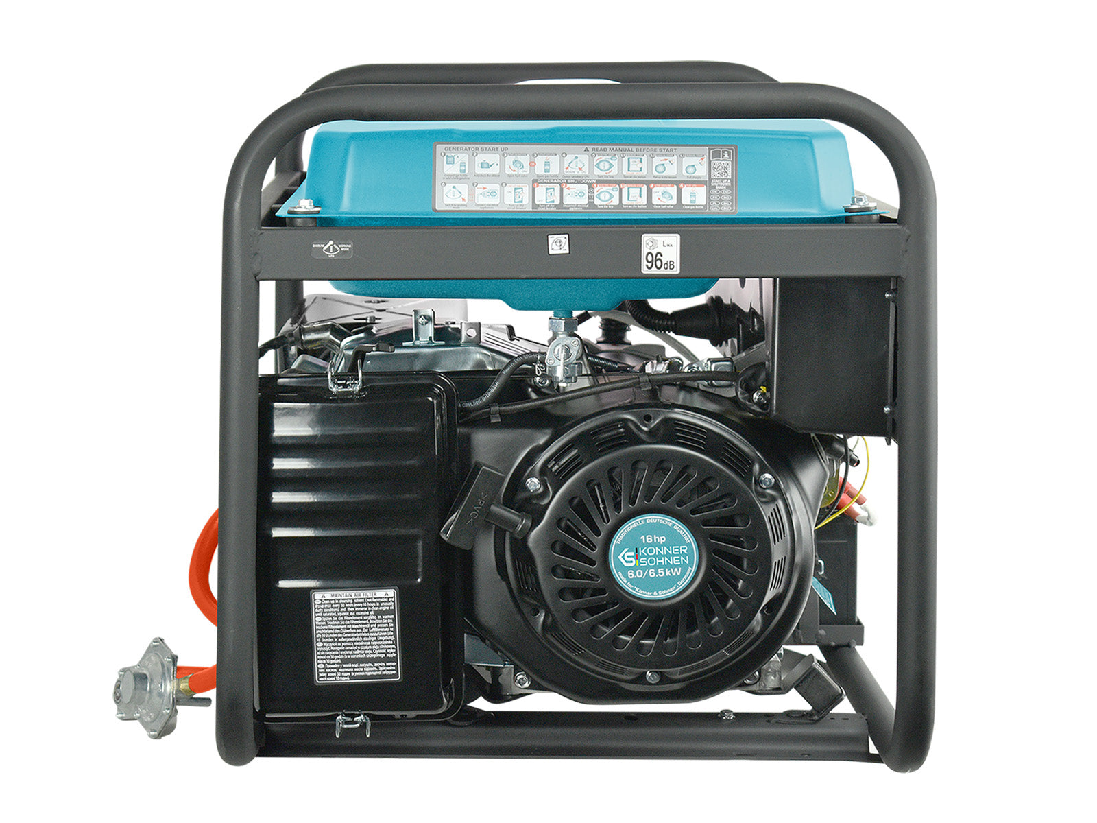 LPG/Benzininis generatorius "Könner & Söhnen" KS 9000E G