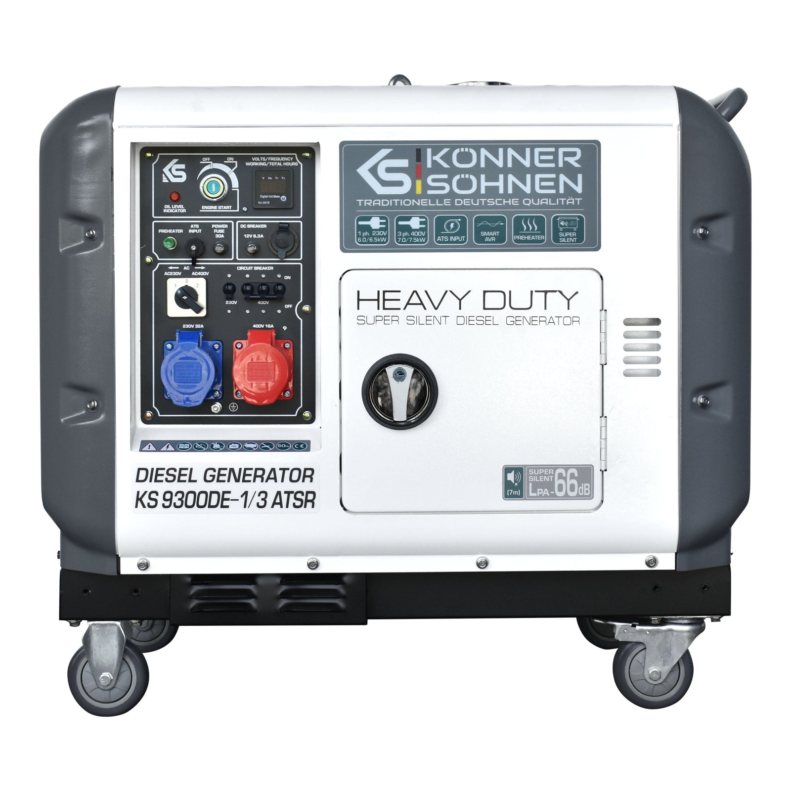 Dyzelinis generatorius "Könner & Söhnen" KS 9300DE-1/3 ATSR (EURO V)
