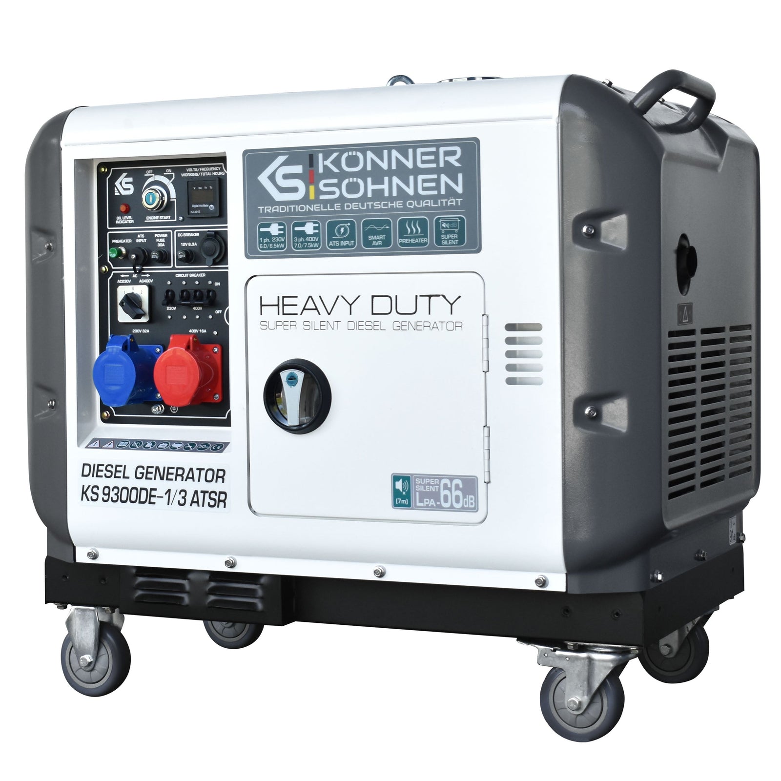 Dyzelinis generatorius "Könner & Söhnen" KS 9300DE-1/3 ATSR (EURO V)