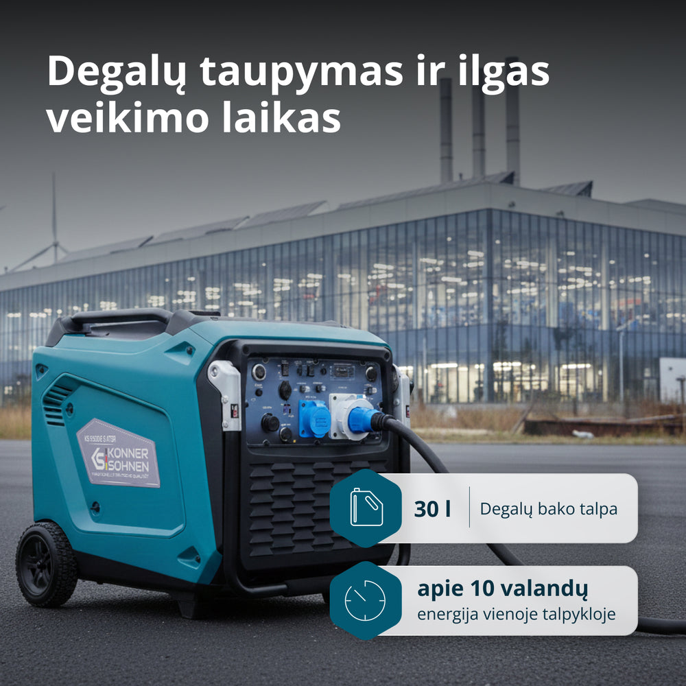 Inverterinis generatorius KS 9500iE S ATSR