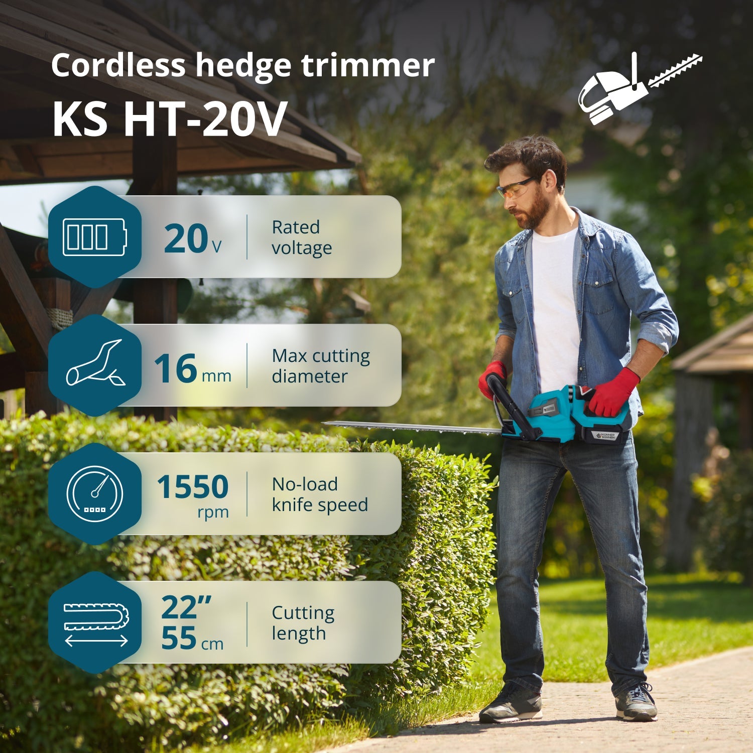 Belaidis gyvatvorių žirklės KS HT-20V