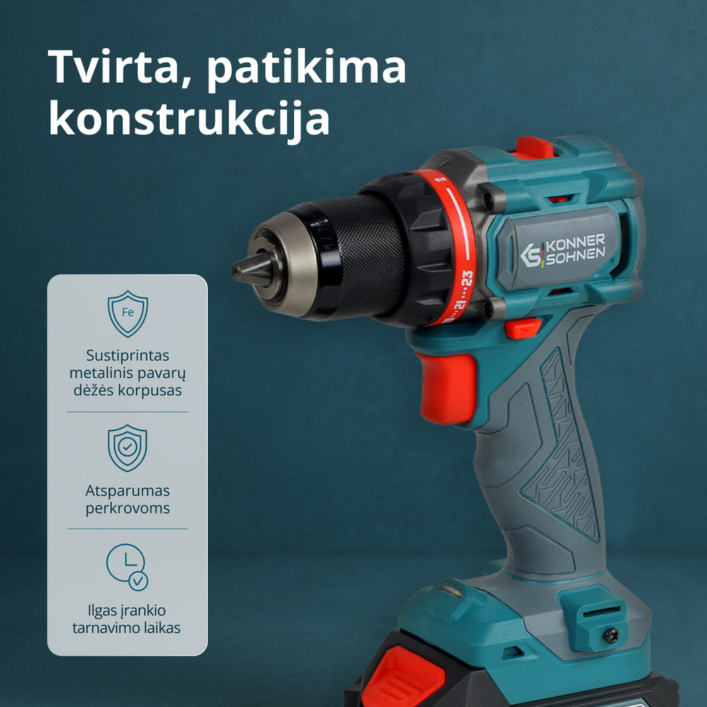 Belaidis pagrindinis rinkinys KS ID20V-60 RINKINYS 74