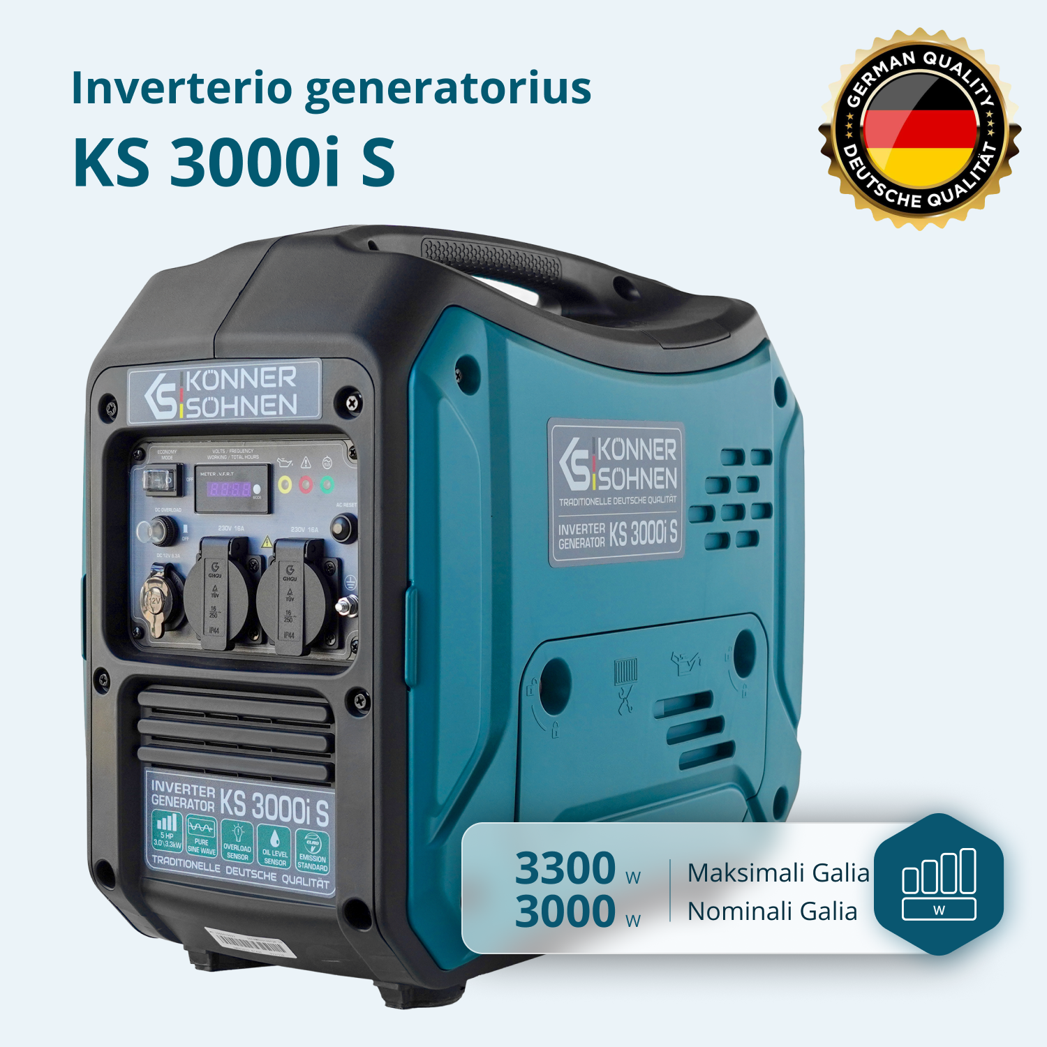 Inverterinis generatorius KS 3000i S