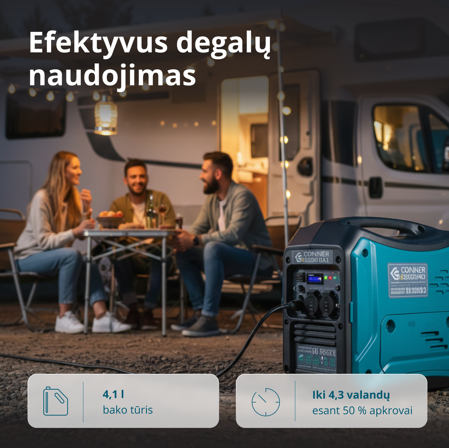 Inverterinis generatorius KS 3000i S