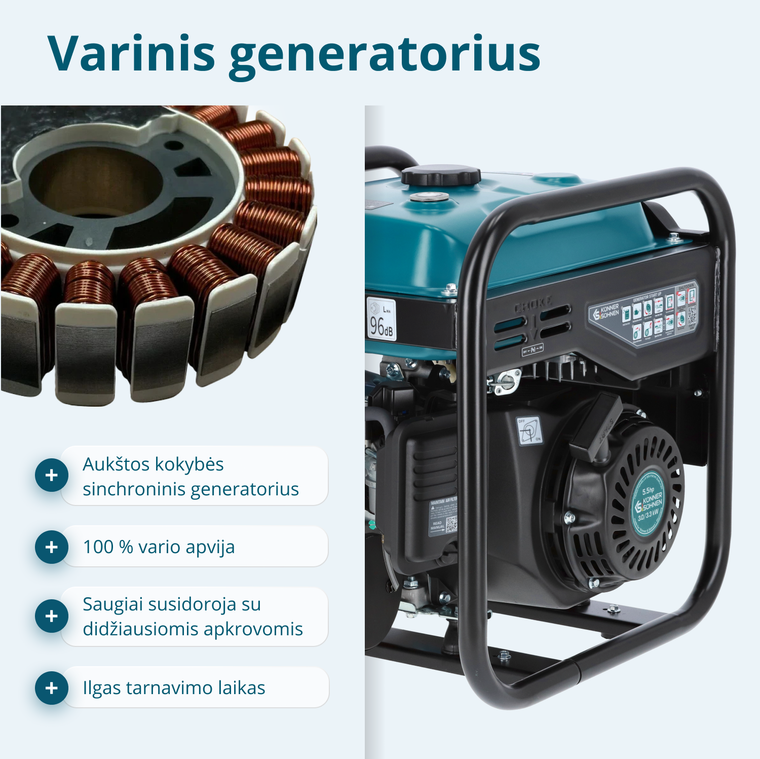 Inverterinis generatorius KS 3300i