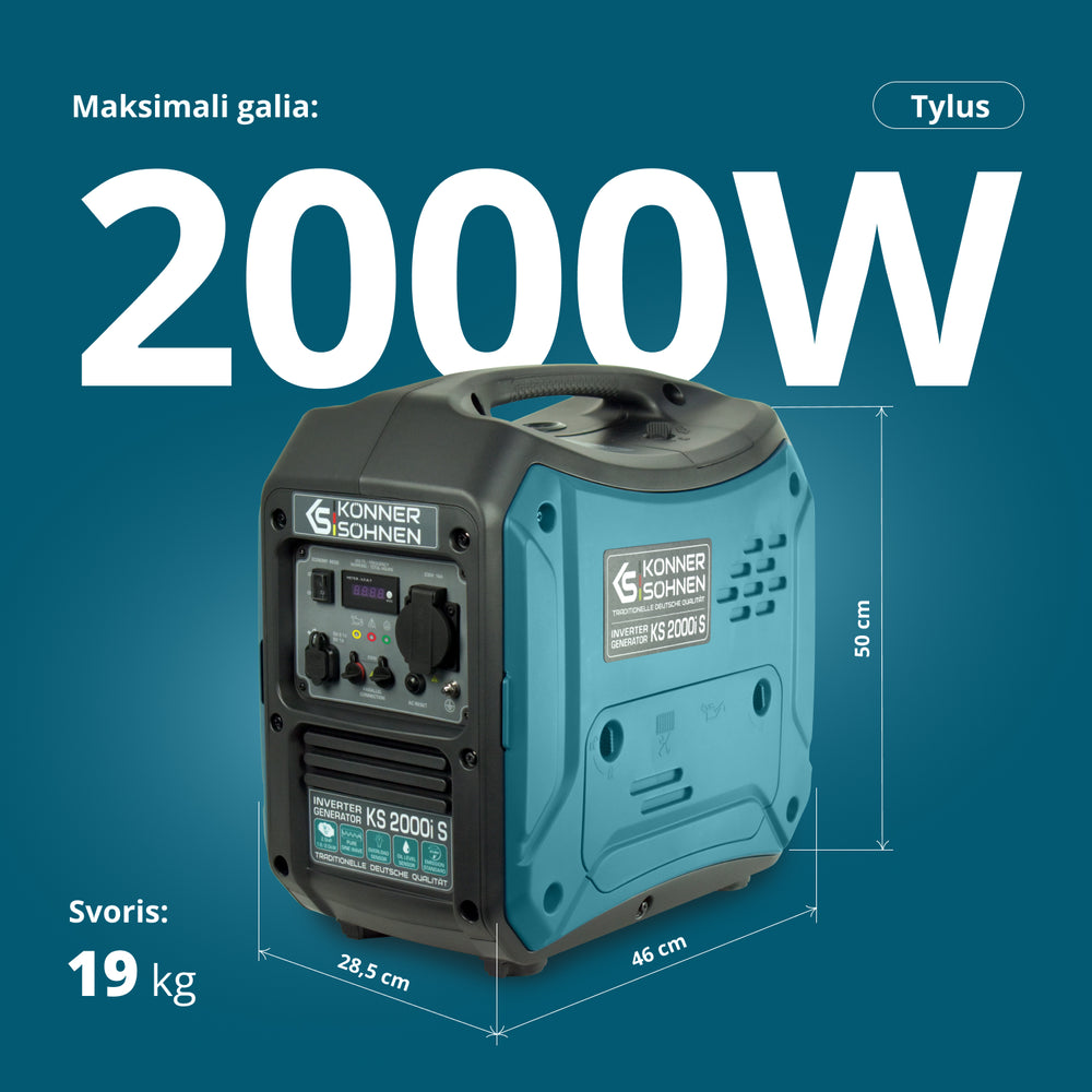Inverterinis generatorius KS 2000i S