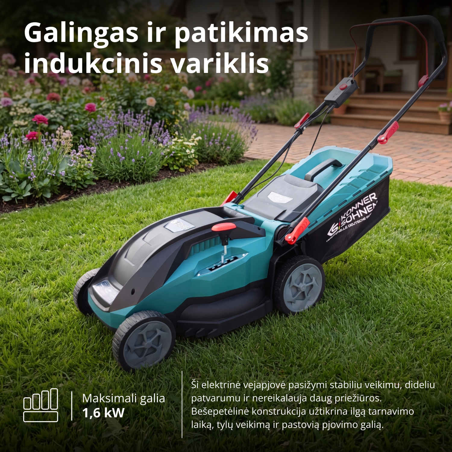 Elektrinė vejapjovė KS 38LM16-BL