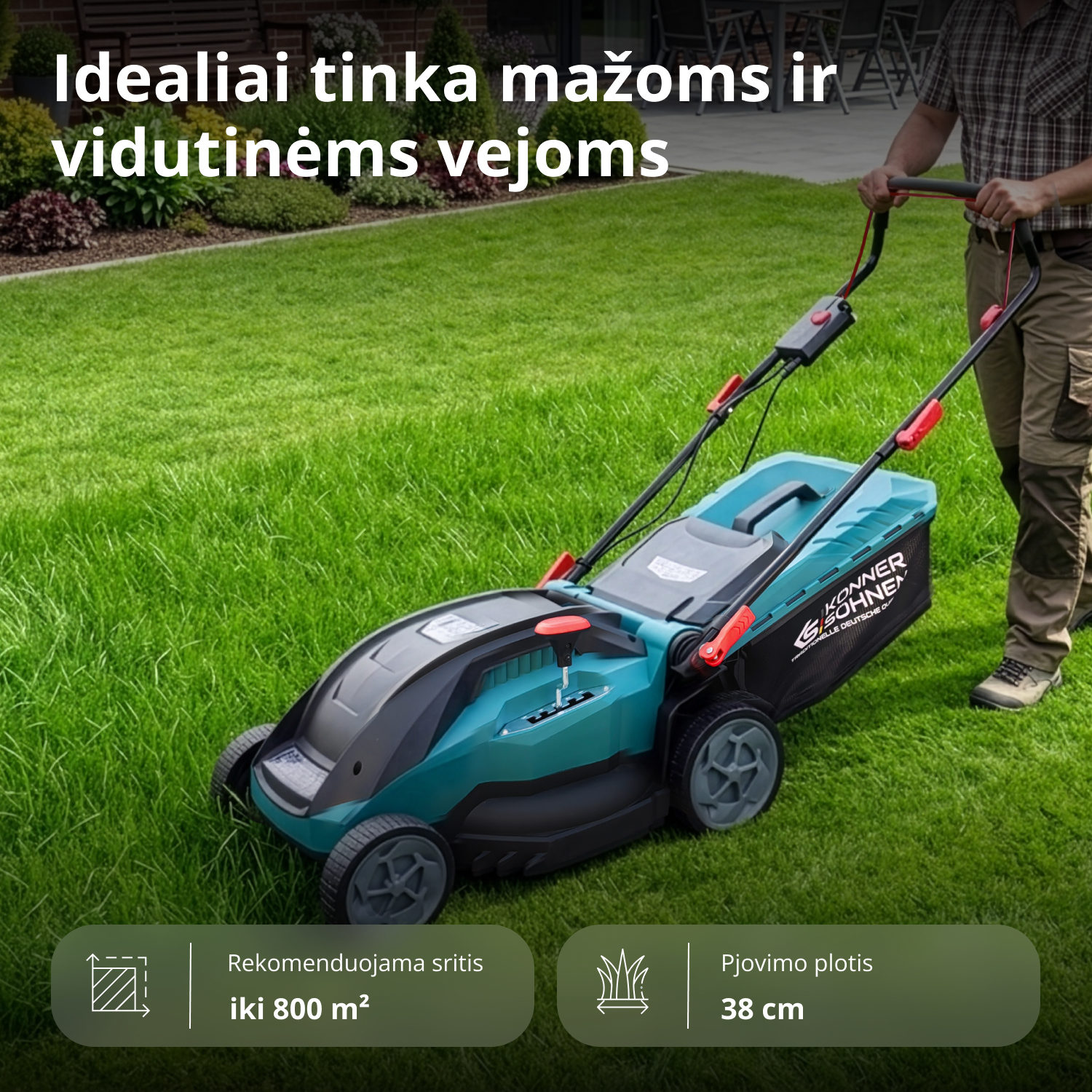 Elektrinė vejapjovė KS 38LM16-BL