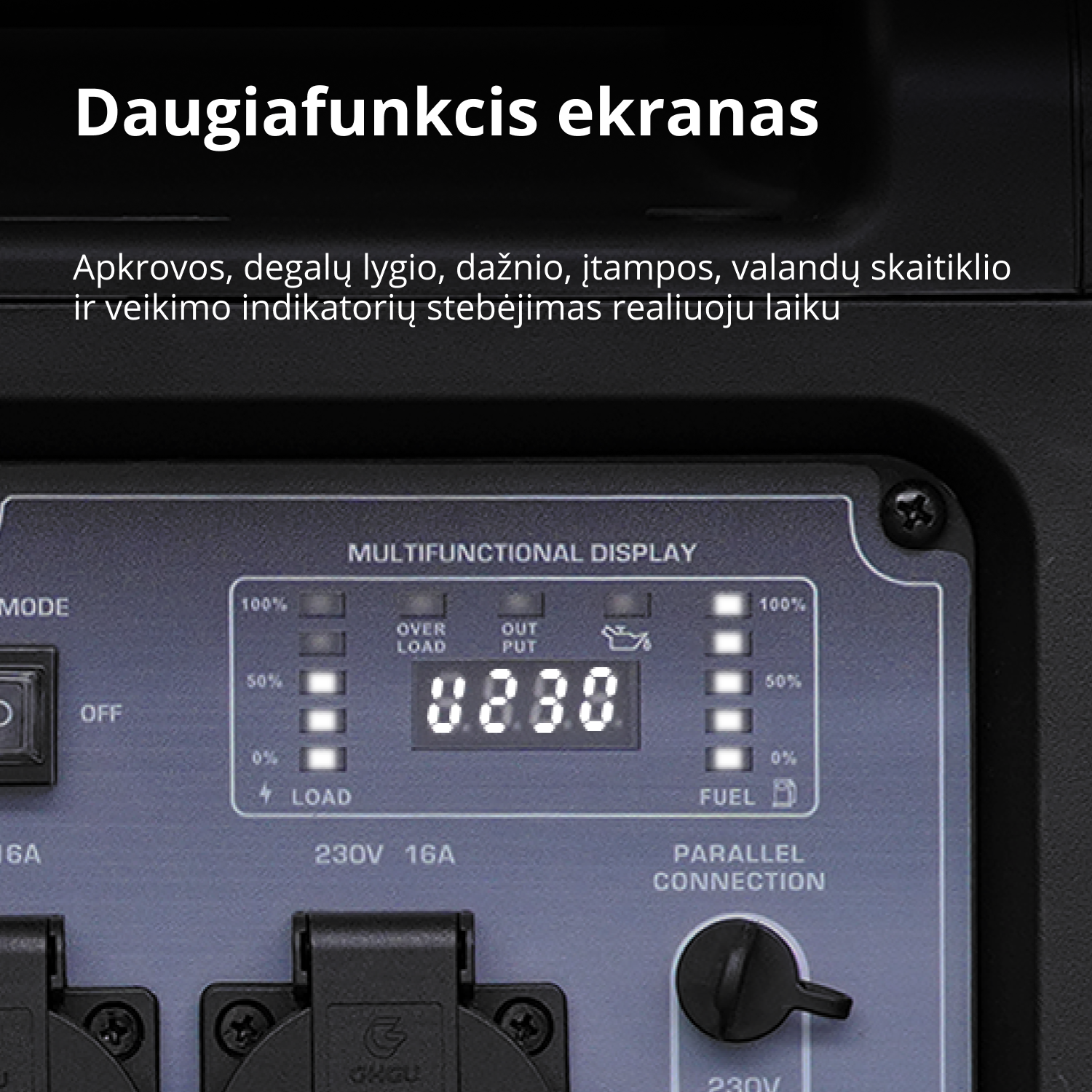 LPG/benzino inverterinis generatorius KS 4000iEG S