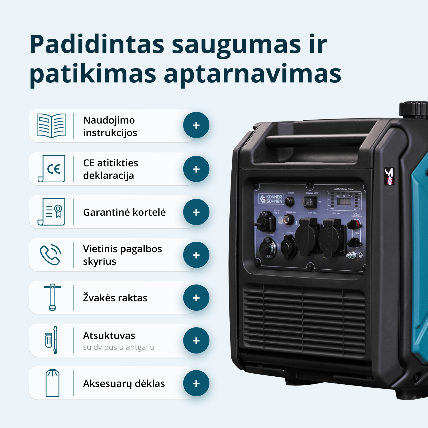 Inverterinis generatorius KS 4000iE S