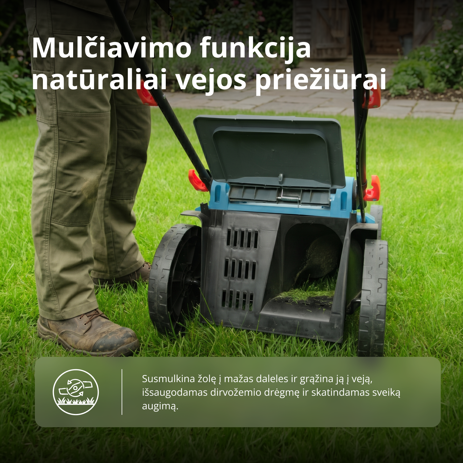 Reklaminis vejos priežiūros rinkinys KS 43LM-BCT40V-SET