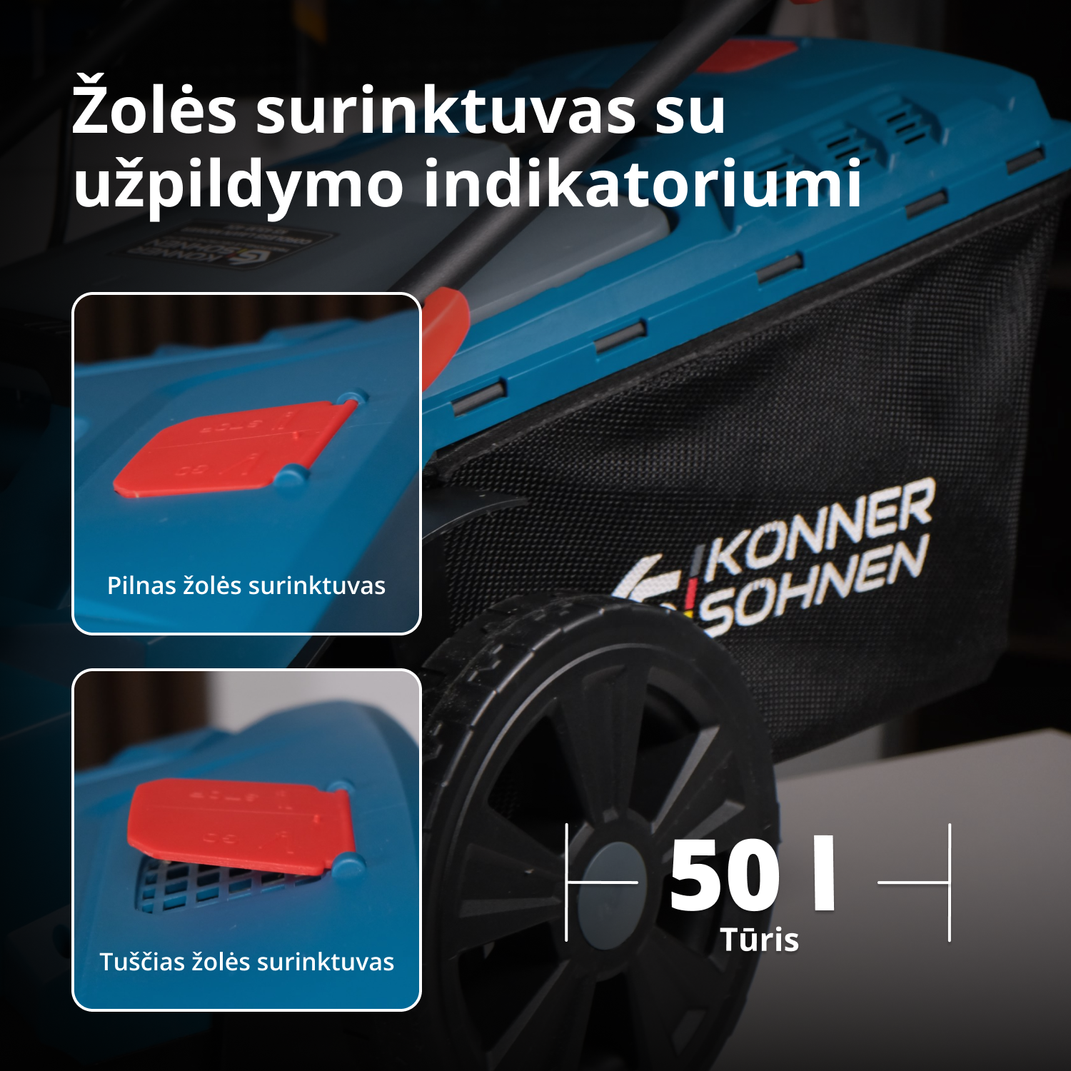 Reklaminis vejos priežiūros rinkinys KS 43LM-BCT40V-SET