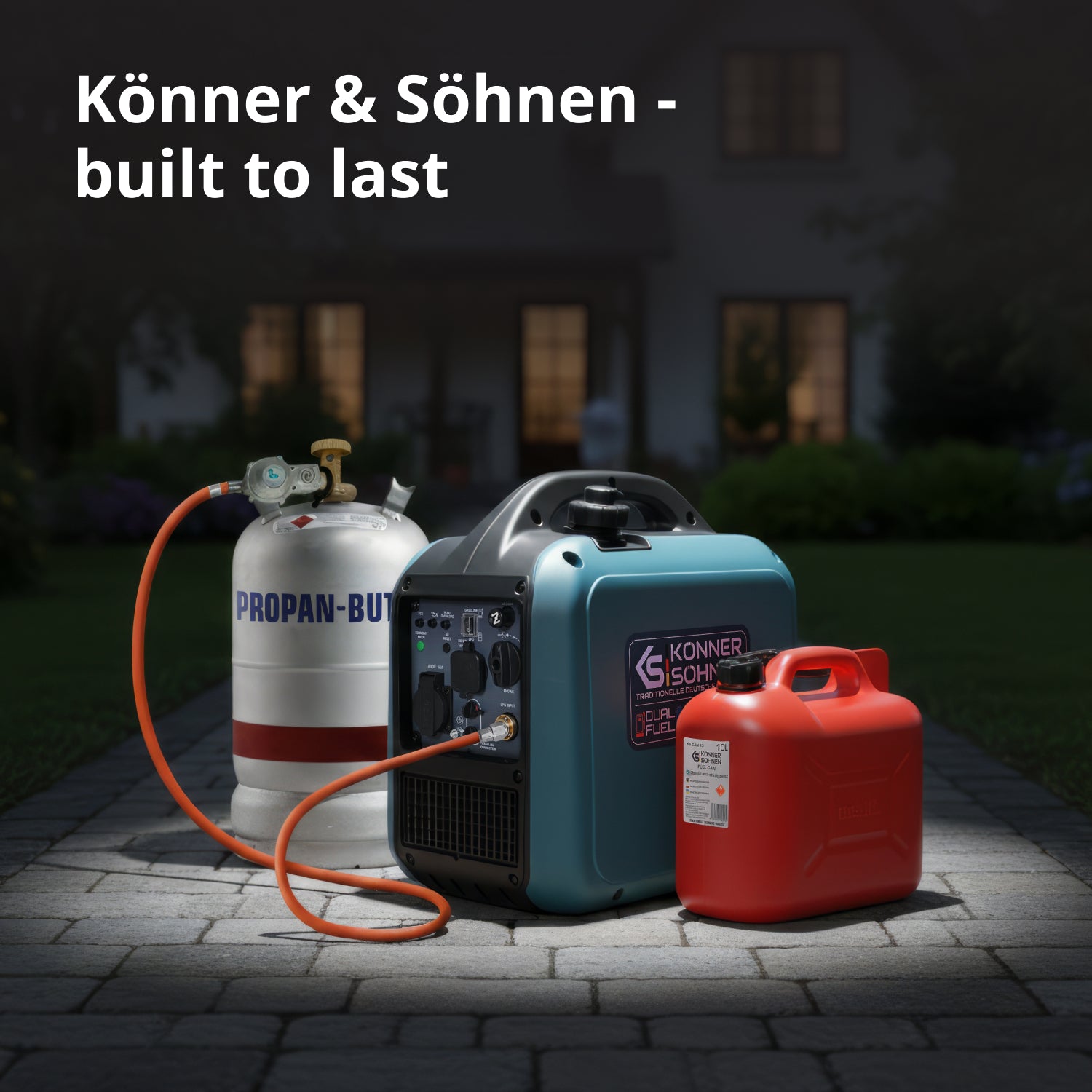 Inverter generator (LPG/gasoline) KS 1900iG S