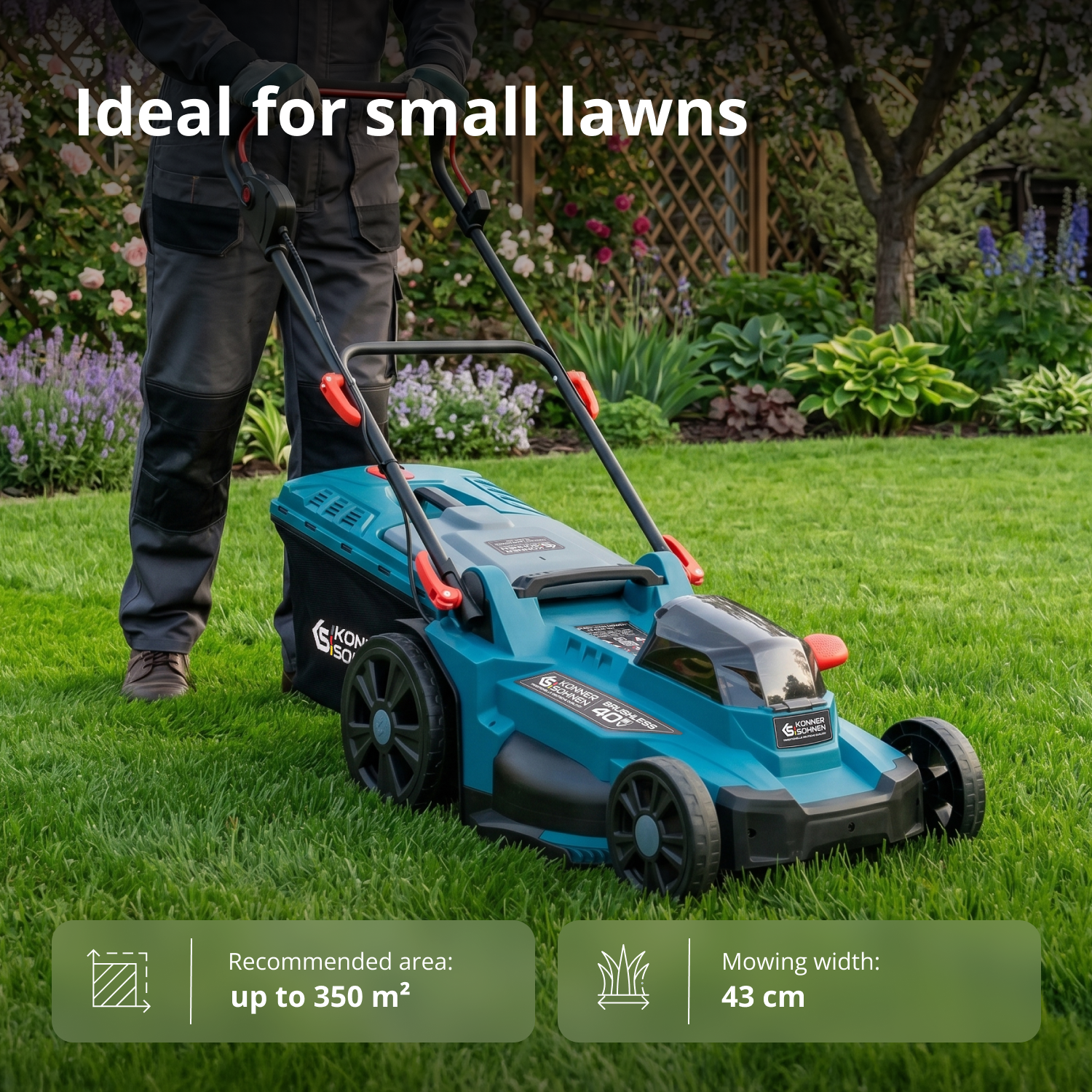Promotional Lawn Care Set KS 43LM-BCT40V-SET