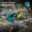 Gasoline chainsaw KS CS40G-20 thumbnail