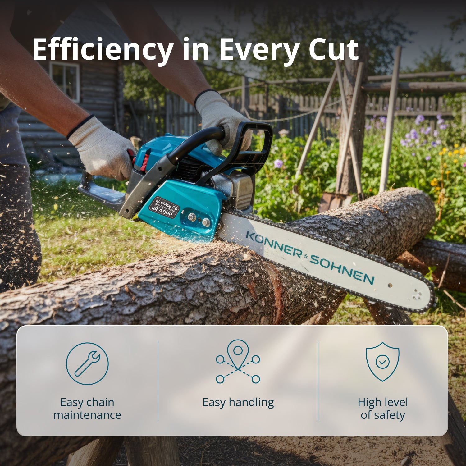 Gasoline chainsaw KS CS40G-20