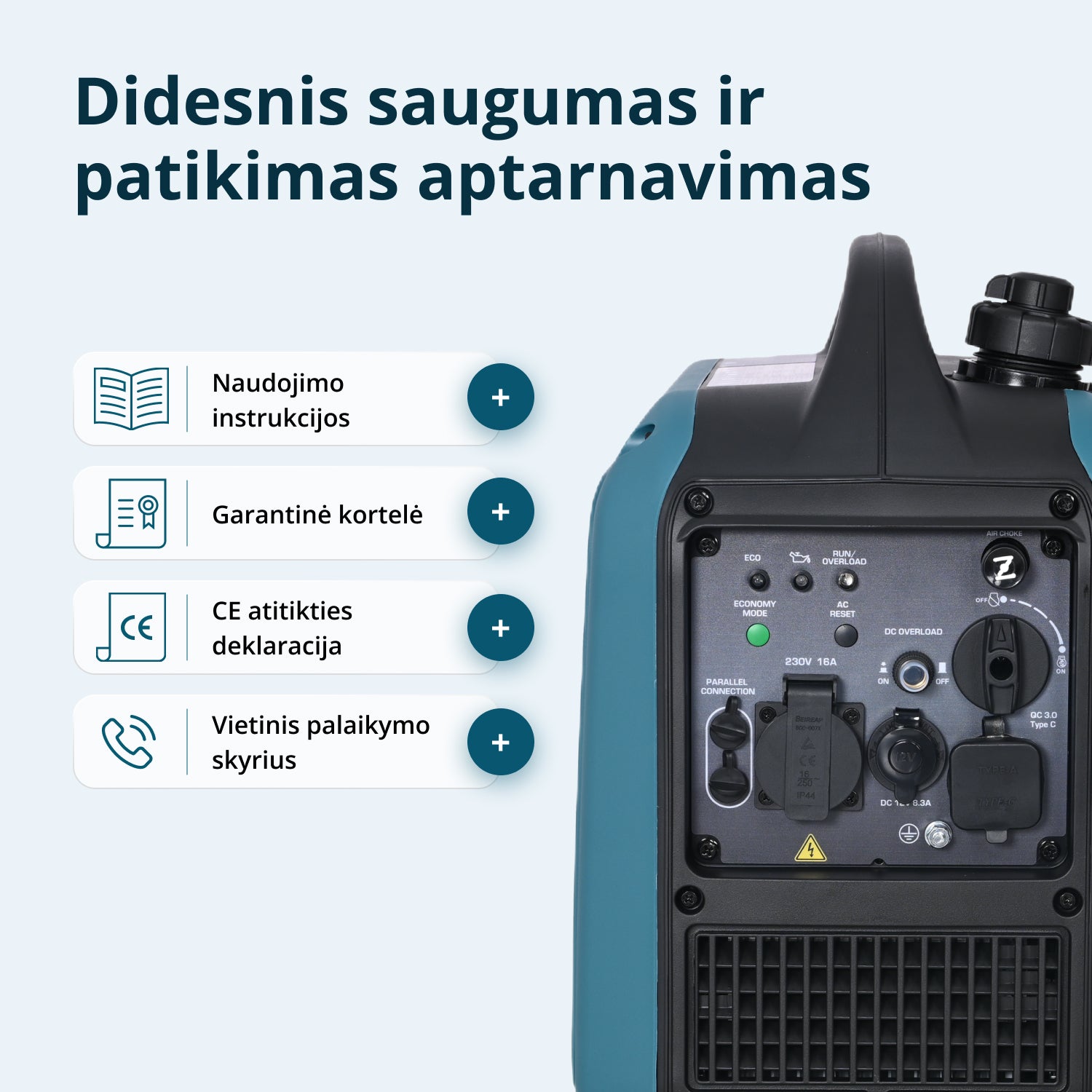 Inverterinis generatorius KS 1900i S